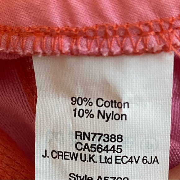 J.Crew Womens Pink and Red Striped Mini Skirt Size 8 - Picture 10 of 11
